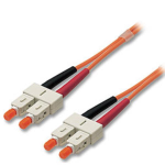 Lindy - Cavo patch - SC multi-mode (M) a SC multi-mode (M) - 2 m - fibra ottica - 50 / 125 micron - senza alogeni